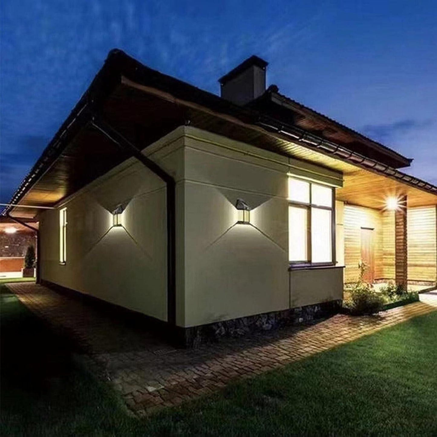 Smart LED Solar Light Set – Motion Sensor & Auto Charging