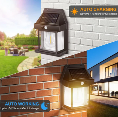 Smart LED Solar Light Set – Motion Sensor & Auto Charging